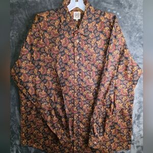 Cinch Men's Black and Gold Paisley Shirt
